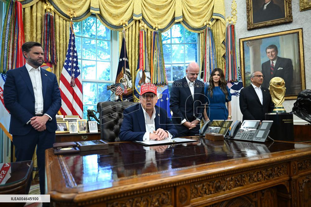 President Donald Trump Announces 2026 World Cup Draw