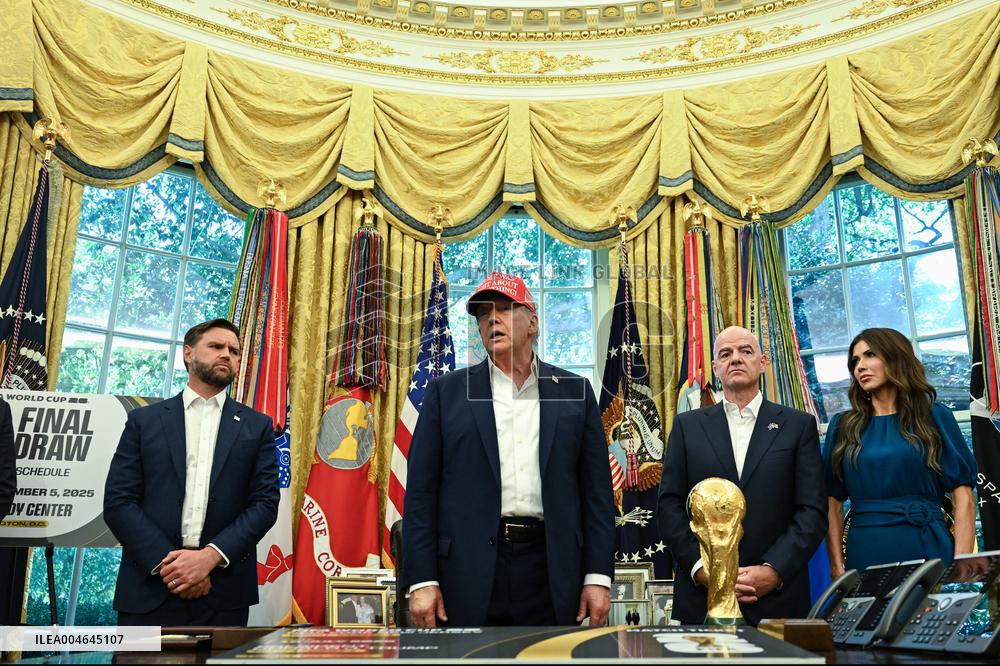 President Donald Trump Announces 2026 World Cup Draw