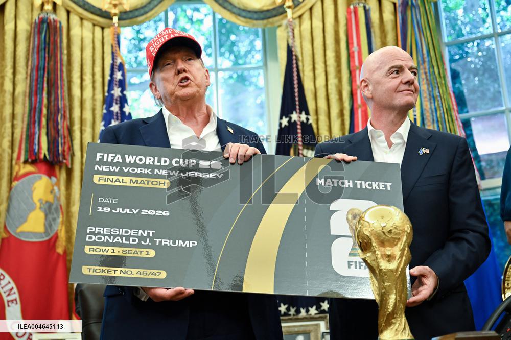 President Donald Trump Announces 2026 World Cup Draw