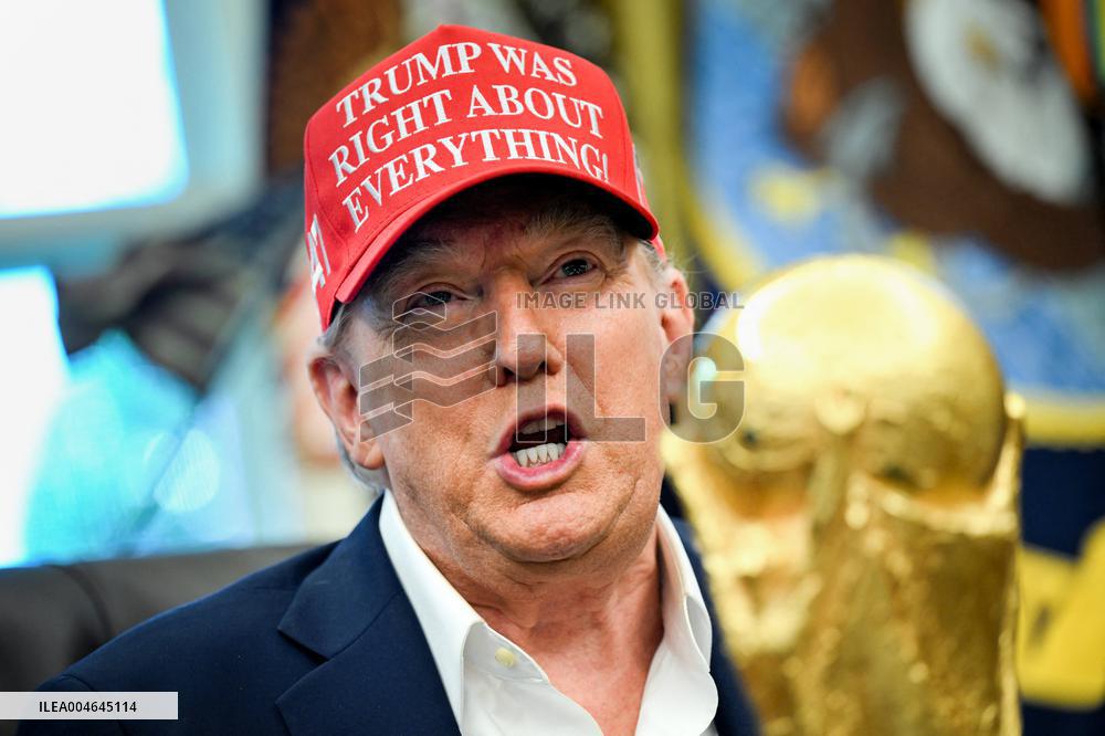 President Donald Trump Announces 2026 World Cup Draw