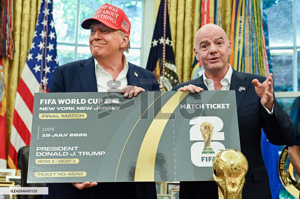 President Donald Trump Announces 2026 World Cup Draw