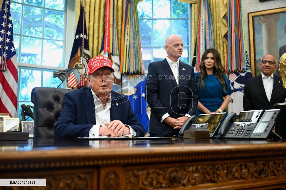 President Donald Trump Announces 2026 World Cup Draw