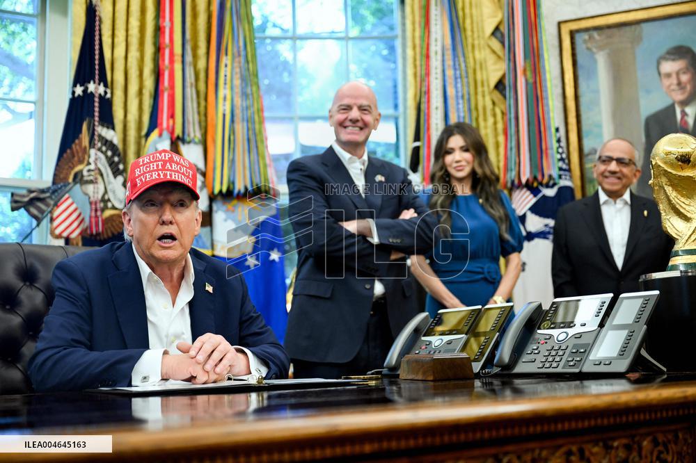 President Donald Trump Announces 2026 World Cup Draw