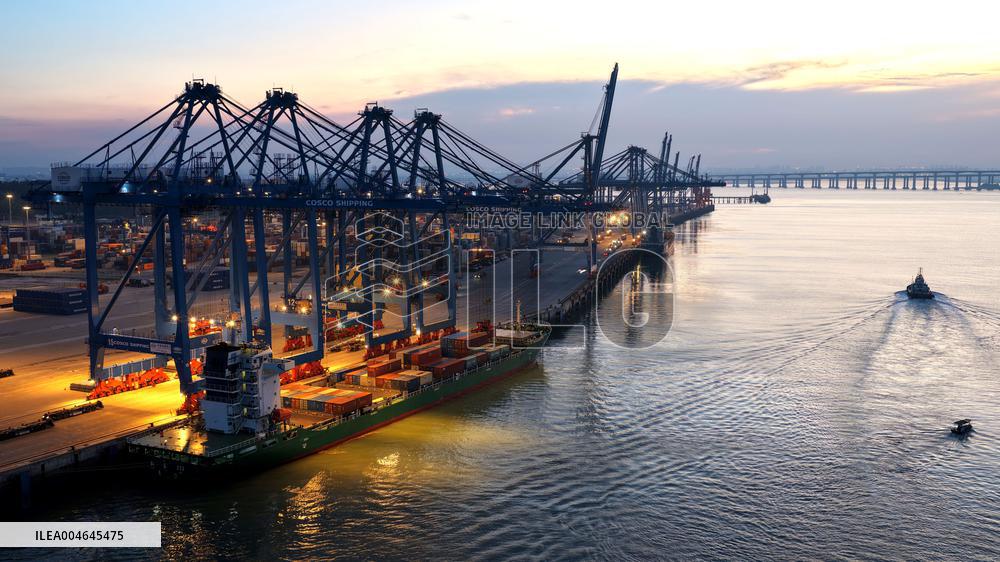 Quanzhou Port Shihu Port Area Container Trade