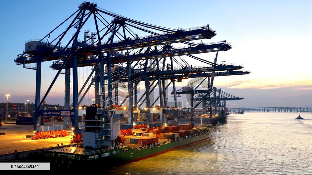 Quanzhou Port Shihu Port Area Container Trade