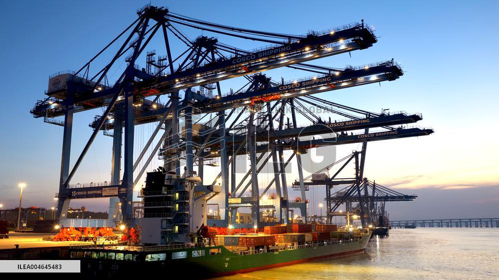 Quanzhou Port Shihu Port Area Container Trade