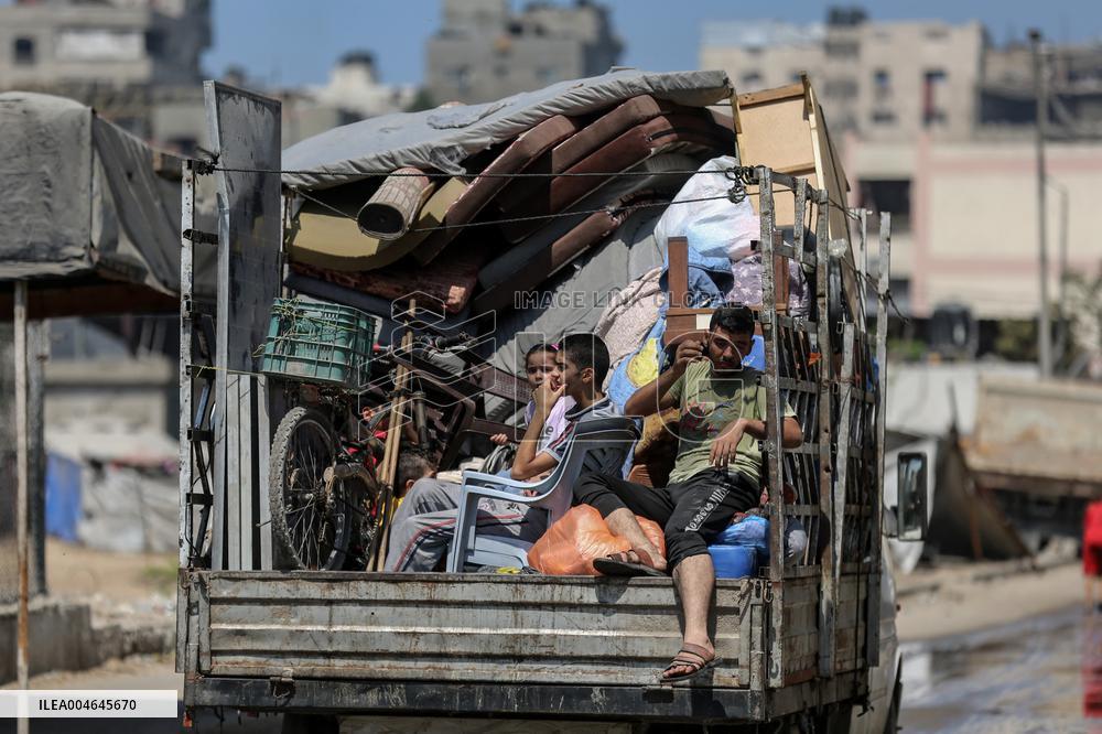 Gaza City Evacuation - Palestine