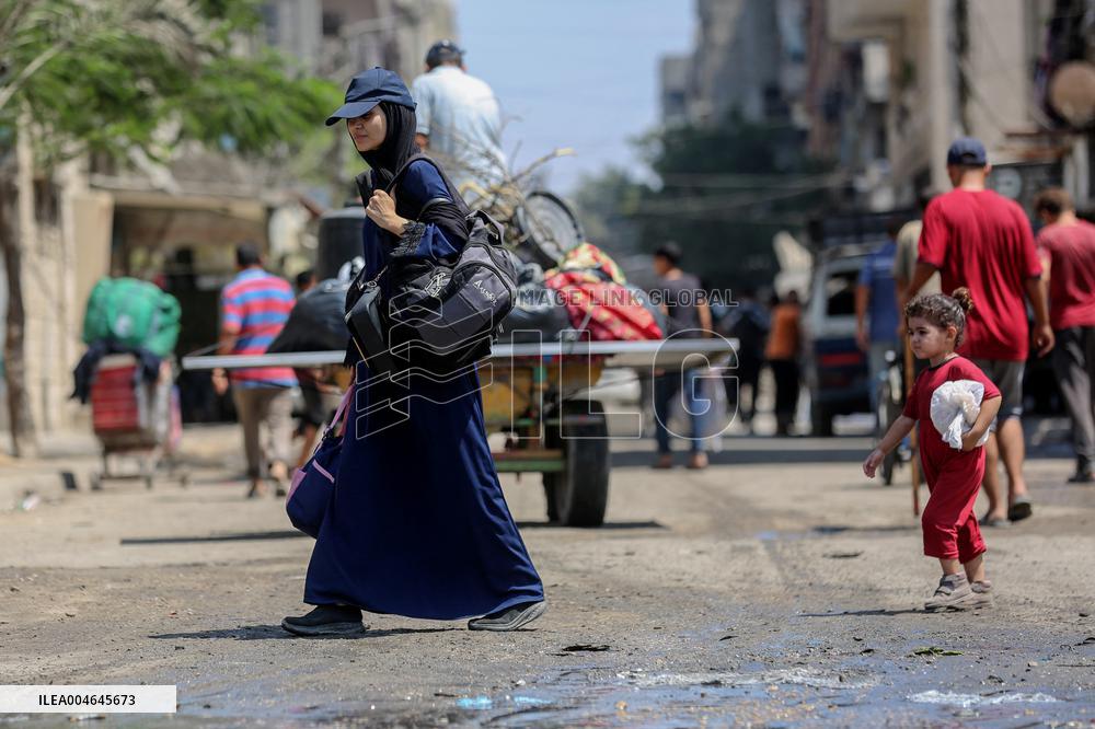 Gaza City Evacuation - Palestine