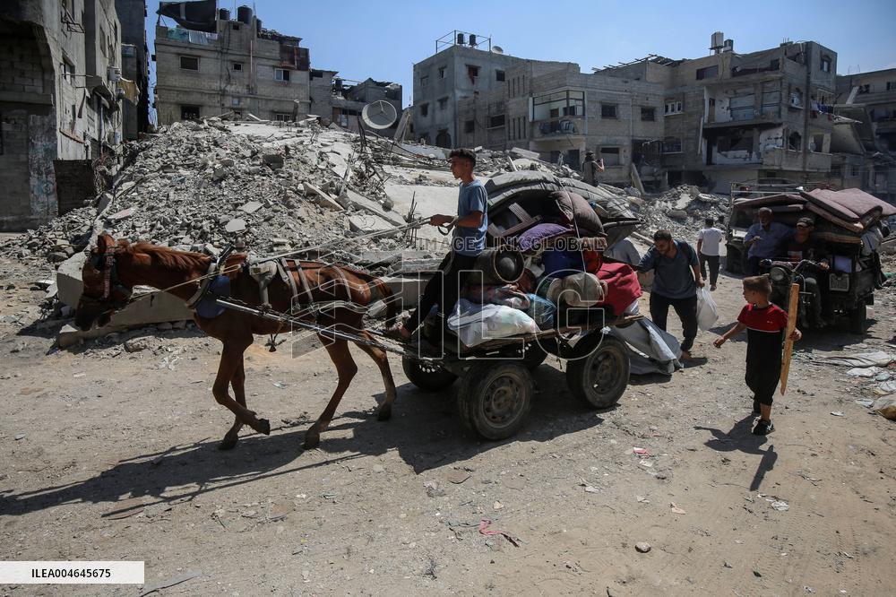 Gaza City Evacuation - Palestine