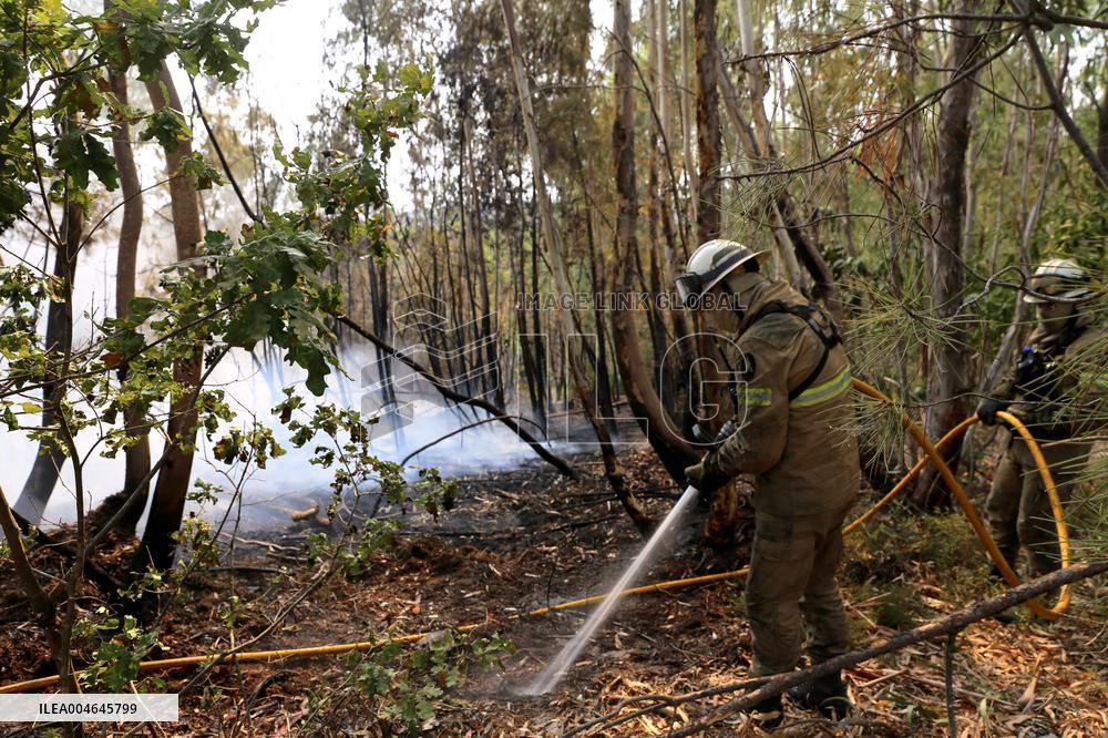 Wildfires Raging Across Central Portugal - Gardunha