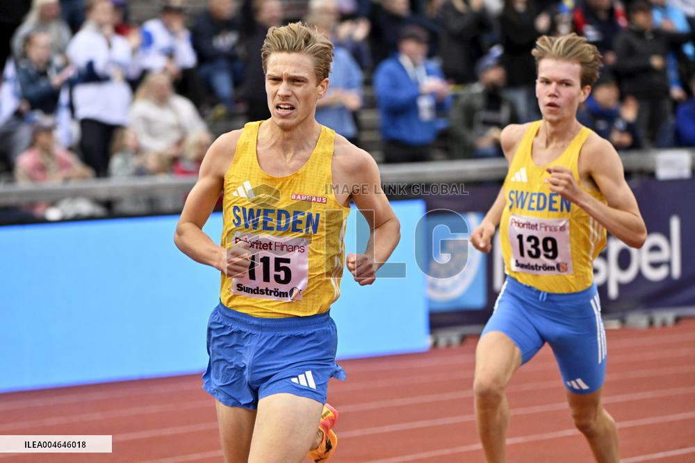 Yleisurheilu: Ruotsi-maaottelu (-24.8.)