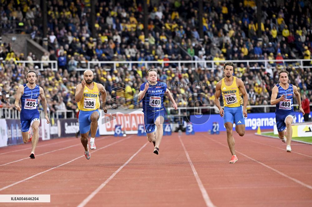 Yleisurheilu: Ruotsi-maaottelu (-24.8.)