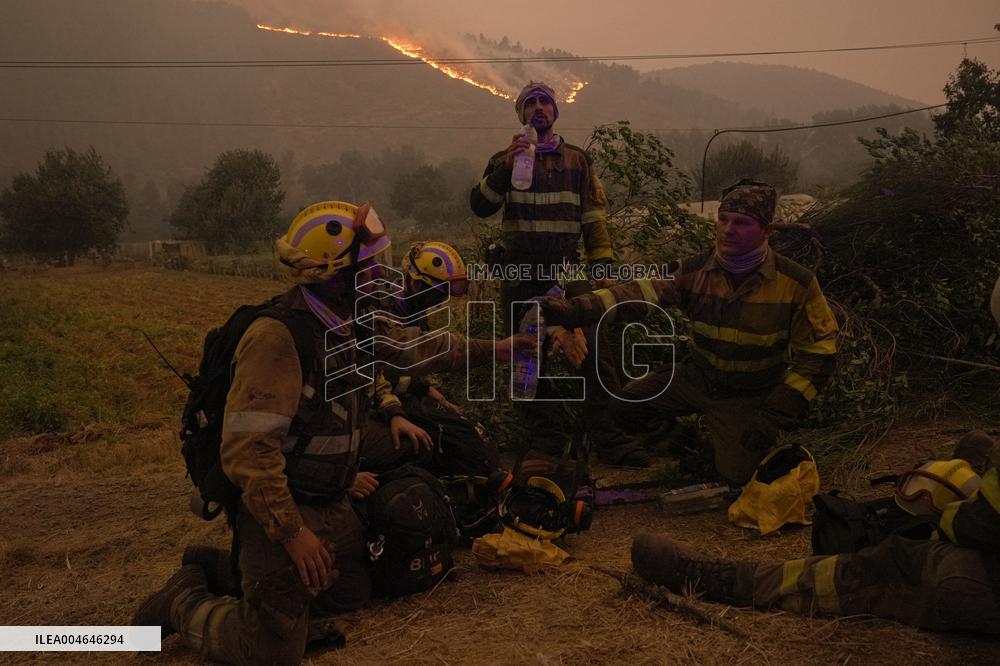 The Largest Fire In The History Of Galicia Is Stabilized - Spain -