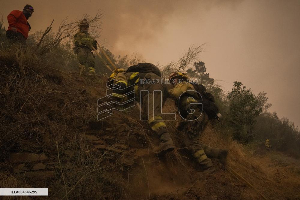The Largest Fire In The History Of Galicia Is Stabilized - Spain -