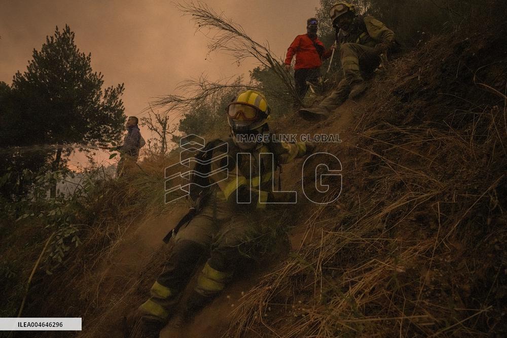 The Largest Fire In The History Of Galicia Is Stabilized - Spain -
