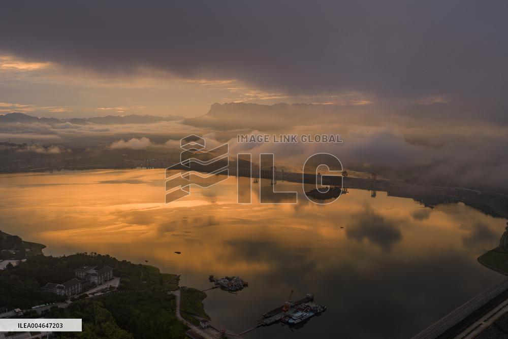 Three Gorges Dam Area Morning Glow