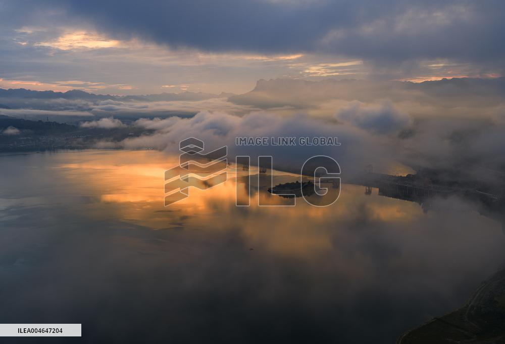Three Gorges Dam Area Morning Glow
