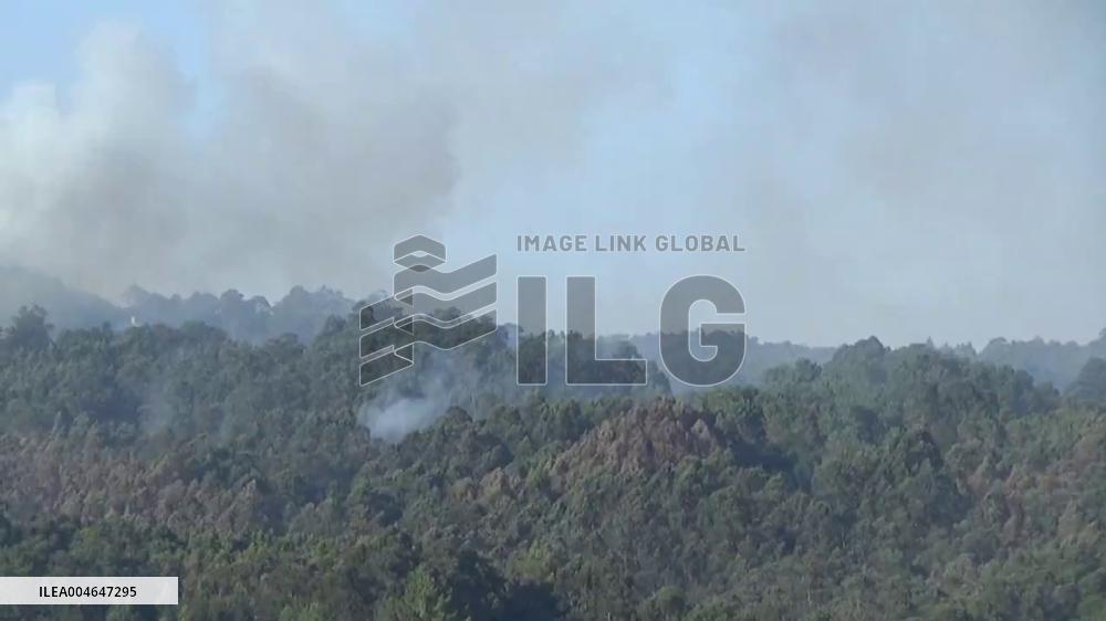 Spain: Level 2 Fire Alert Remains in Vilaboa, Pontevedra 2