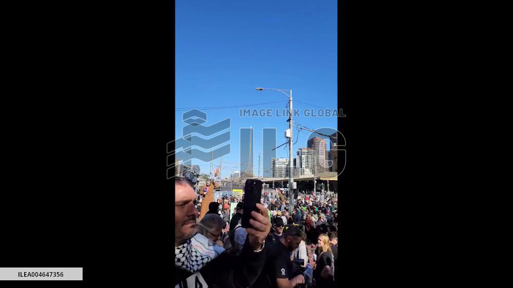 Australia: Thousands Join Large-Scale Pro-Palestinian Rallies Nationwide