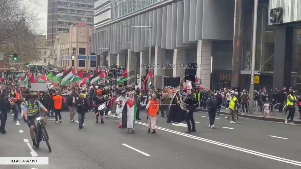 Australia: Thousands Join Large-Scale Pro-Palestinian Rallies Nationwide 4