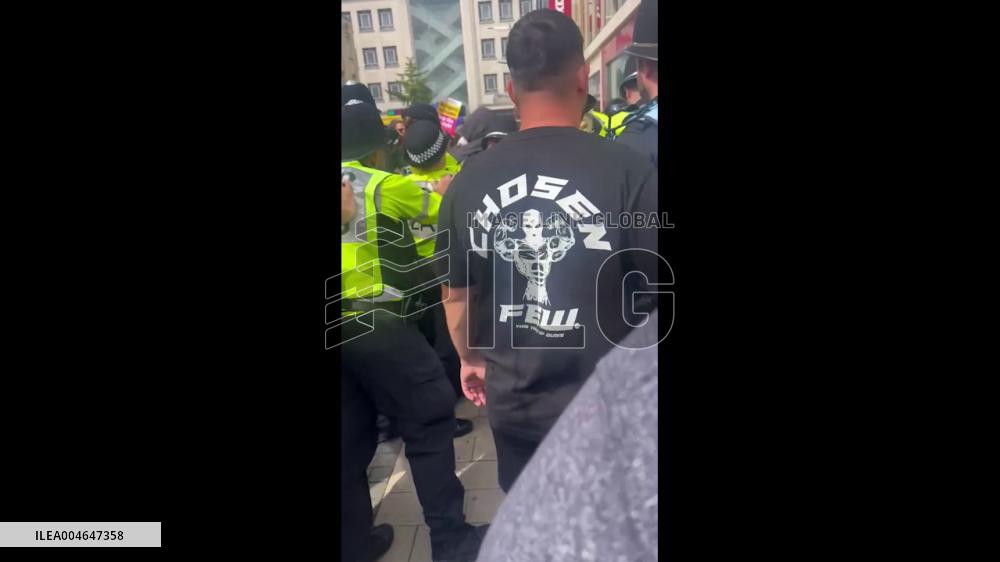 UK: Clashes Erupt at Anti-Immigration Protests in Bristol