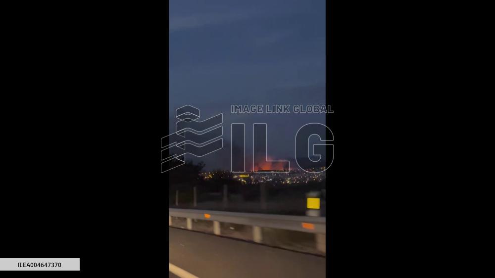 Spain: Forest Fire Breaks Out Near Granada City, Forcing Highway Closure 2