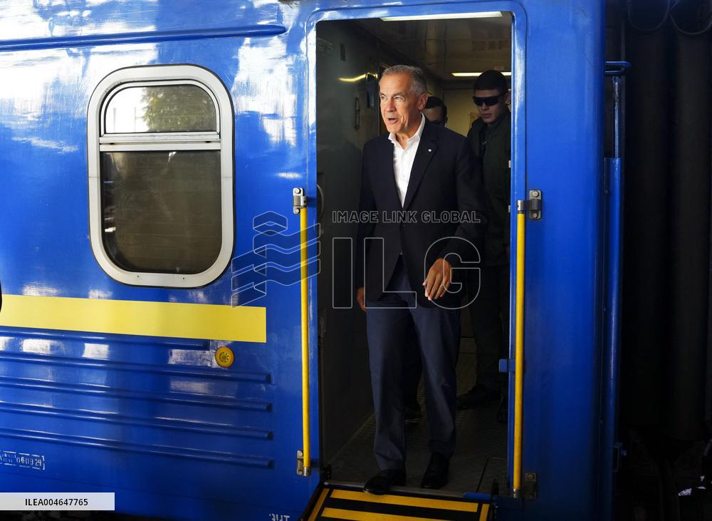 Canadian PM Carney Visits Ukraine For The Independence Day - Kyiv