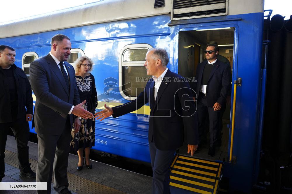 Canadian PM Carney Visits Ukraine For The Independence Day - Kyiv