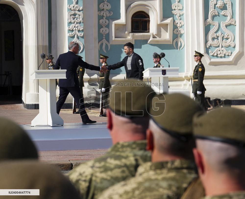 Canadian PM Carney Visits Ukraine For The Independence Day - Kyiv