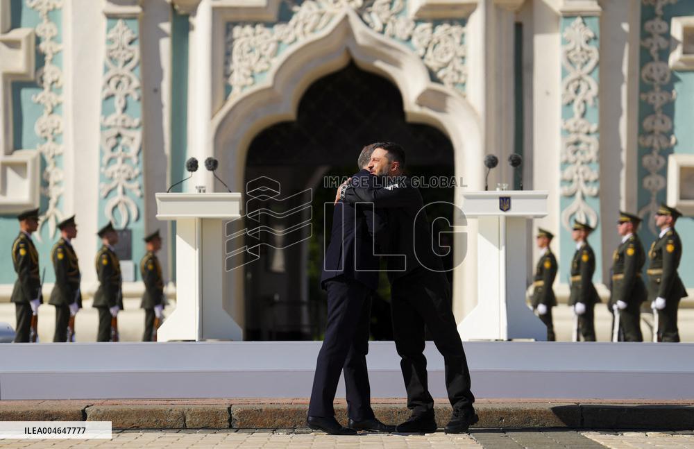 Canadian PM Carney Visits Ukraine For The Independence Day - Kyiv