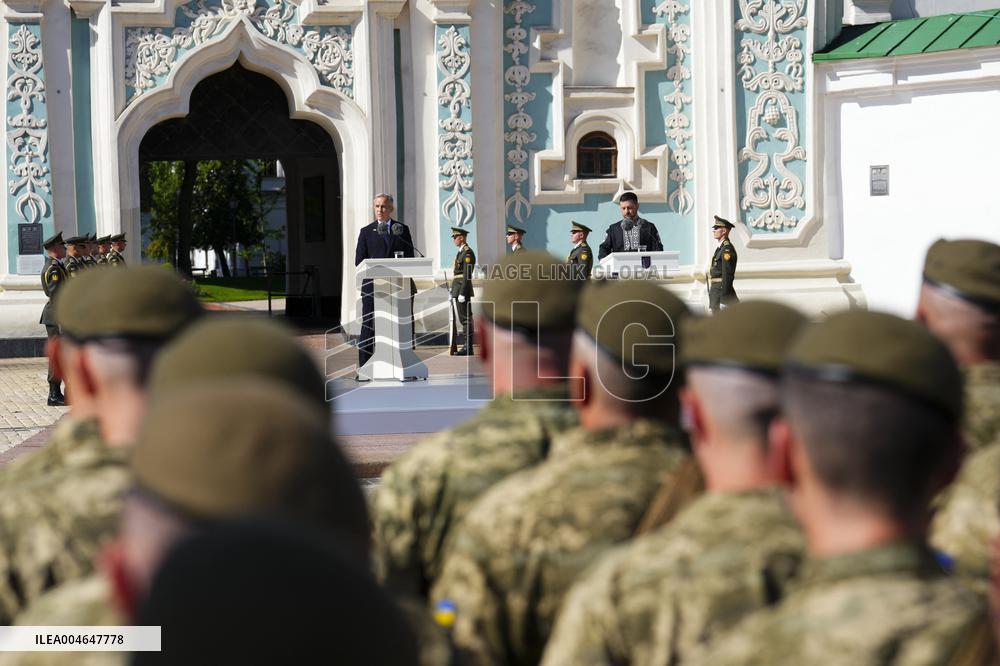 Canadian PM Carney Visits Ukraine For The Independence Day - Kyiv