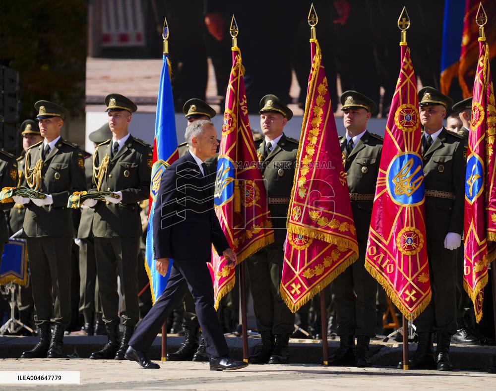 Canadian PM Carney Visits Ukraine For The Independence Day - Kyiv