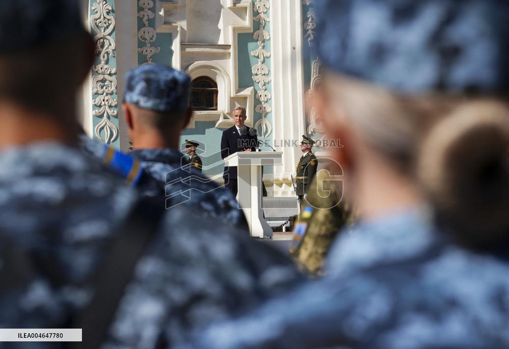 Canadian PM Carney Visits Ukraine For The Independence Day - Kyiv
