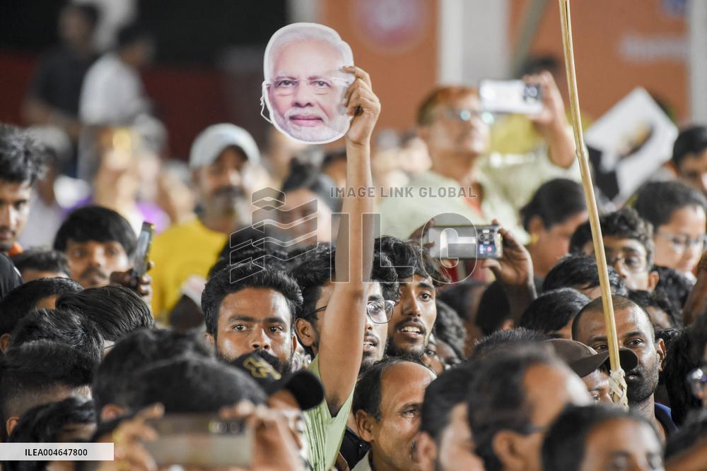 Narendra Modi Holds A Rally To Attack Trinamool Congress - India