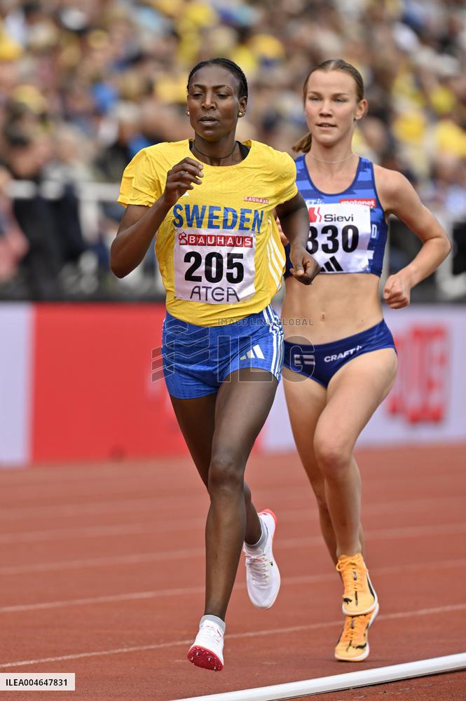 Yleisurheilu: Ruotsi-maaottelu (-24.8.)