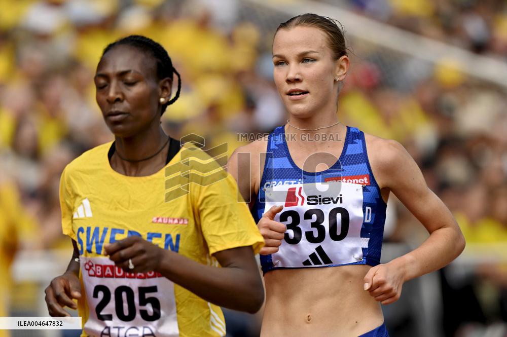 Yleisurheilu: Ruotsi-maaottelu (-24.8.)