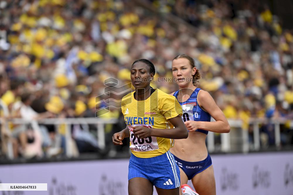 Yleisurheilu: Ruotsi-maaottelu (-24.8.)