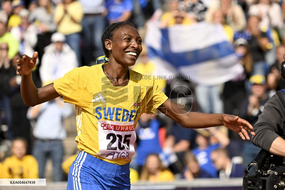 Yleisurheilu: Ruotsi-maaottelu (-24.8.)