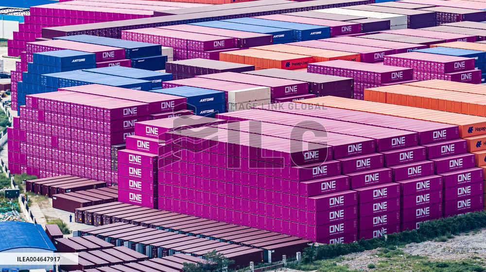 Shandong Free Trade Zone Qingdao Area Container Production Plant