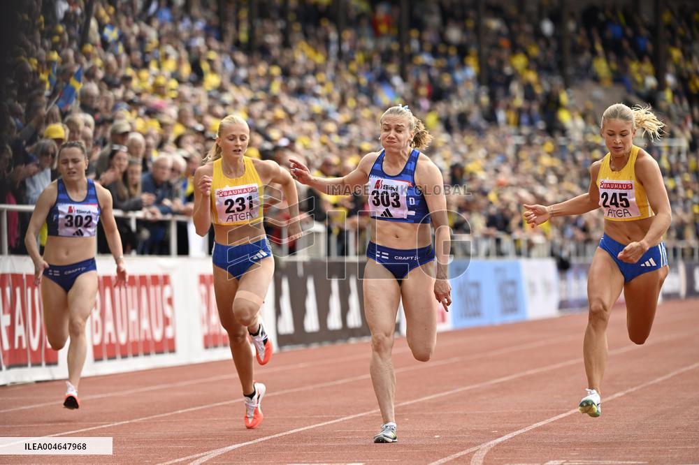 Yleisurheilu: Ruotsi-maaottelu (-24.8.)