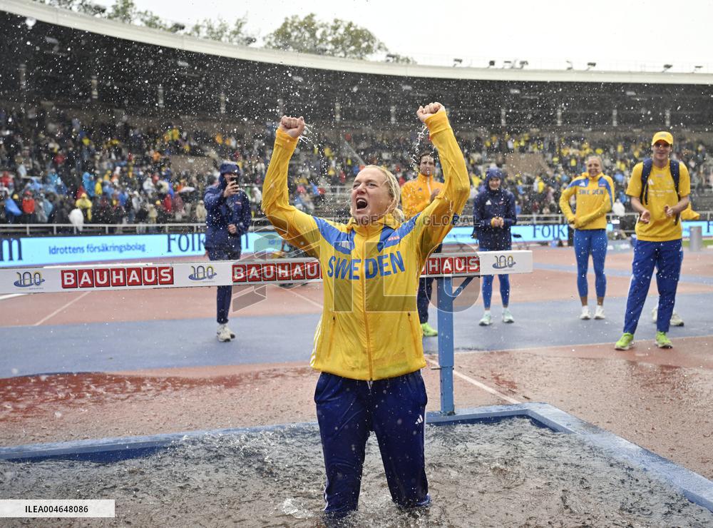 Yleisurheilu: Ruotsi-maaottelu (-24.8.)