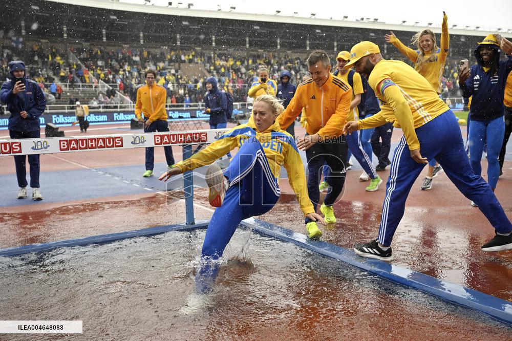 Yleisurheilu: Ruotsi-maaottelu (-24.8.)