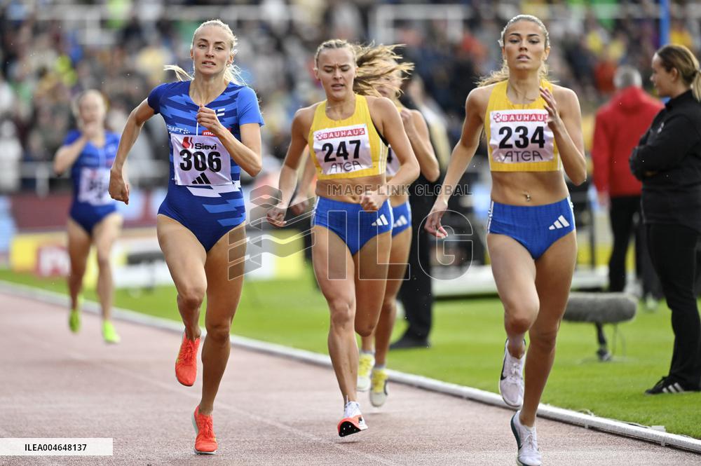 Yleisurheilu: Ruotsi-maaottelu (-24.8.)