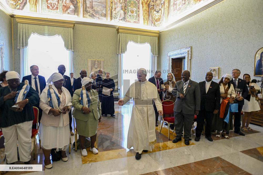 Pope Leo XIV Receives In Private Audience - Vatican