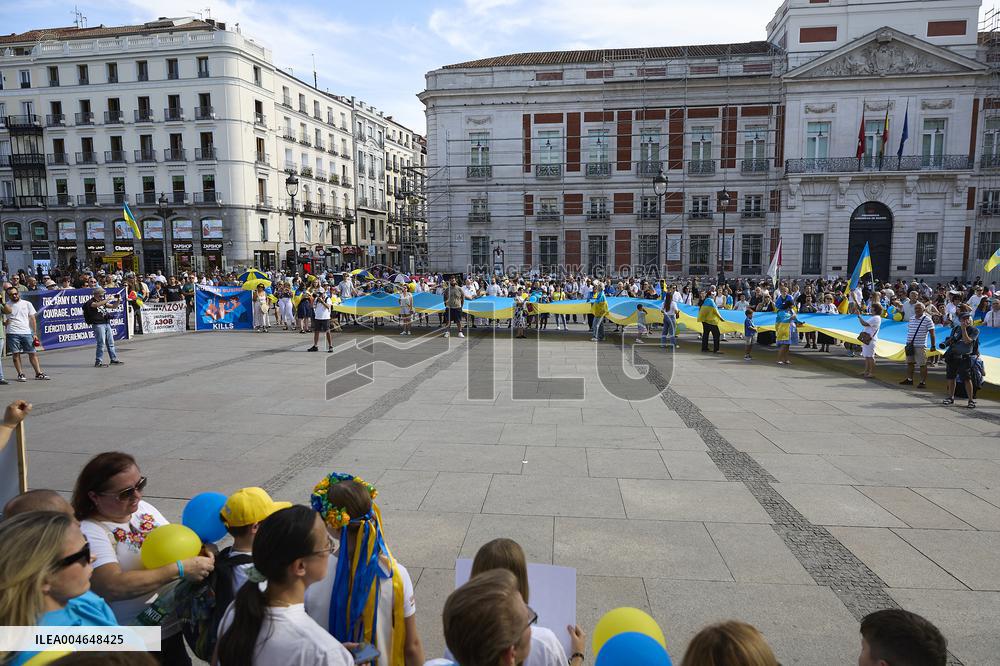 Ukrainian Independence Day in Madrid - Spain