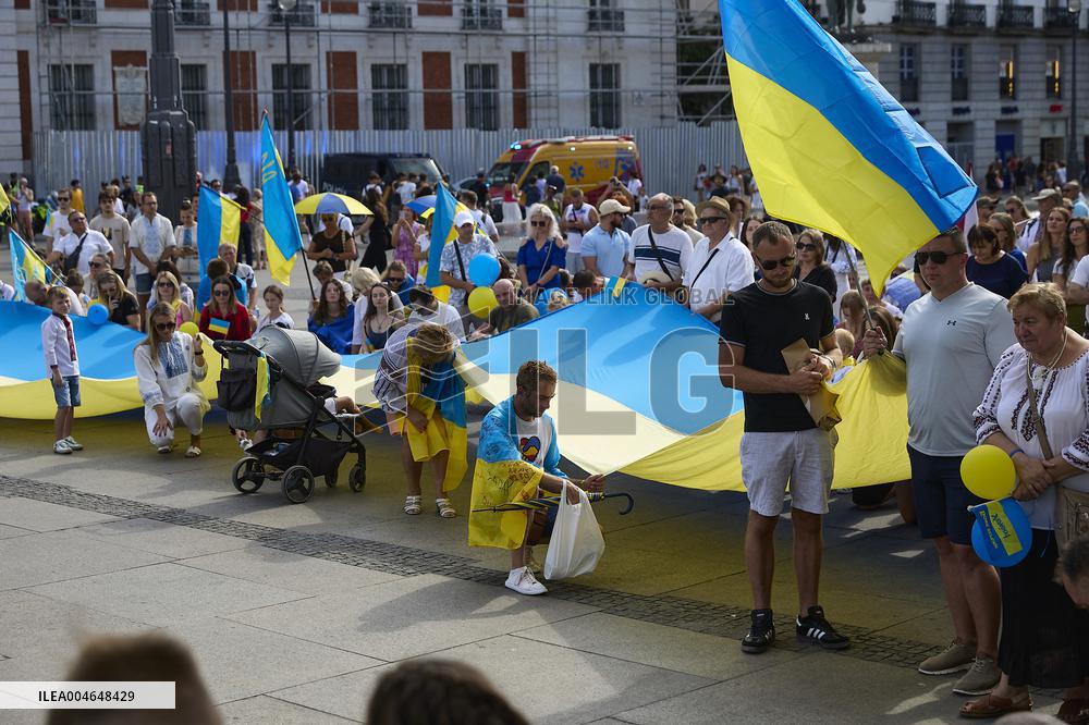 Ukrainian Independence Day in Madrid - Spain