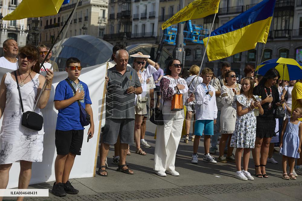 Ukrainian Independence Day in Madrid - Spain