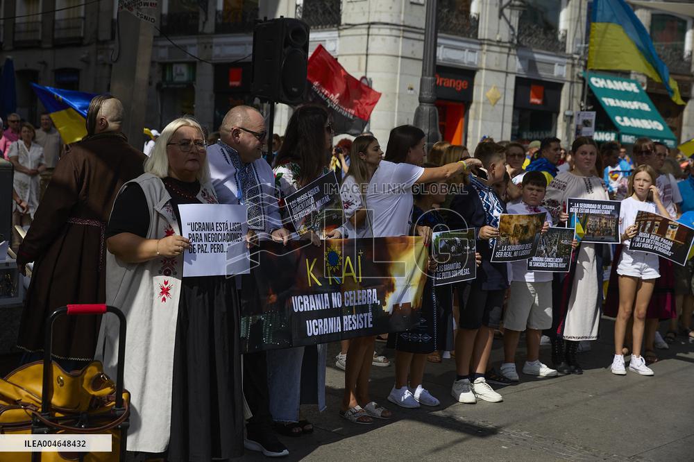 Ukrainian Independence Day in Madrid - Spain