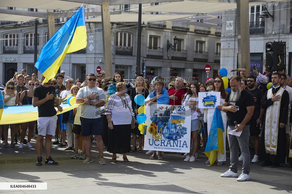 Ukrainian Independence Day in Madrid - Spain