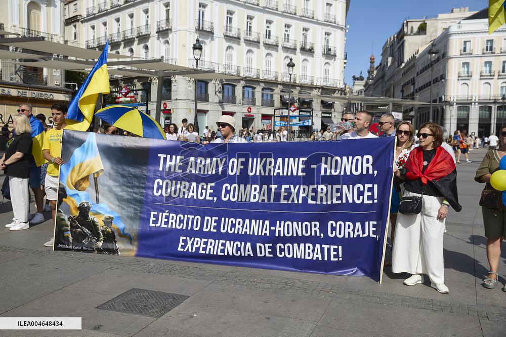 Ukrainian Independence Day in Madrid - Spain